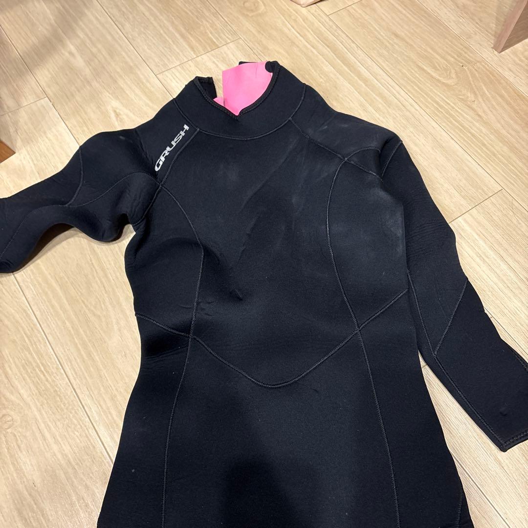 GRUSH ブラック フルスーツ 膝パッド付き Mサイズ - サーフィン