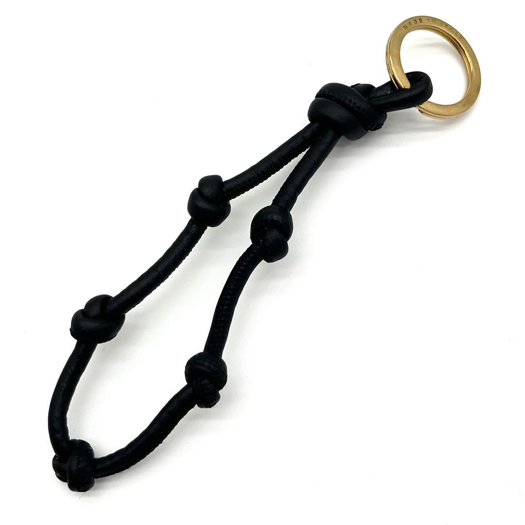 極美品】ボッテガヴェネタ イントレチャート レザー ブラック