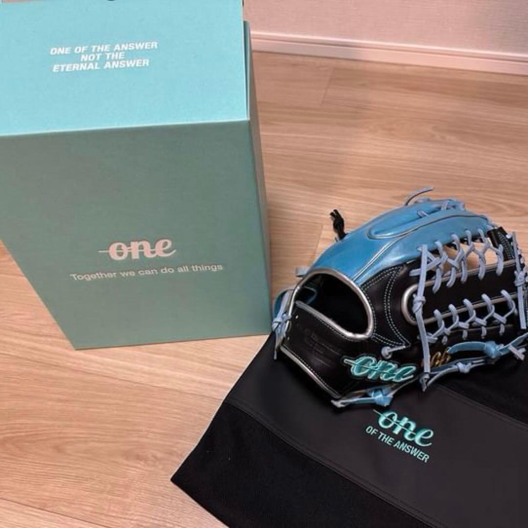 万波・軟式グローブ ワンオブジアンサー one of the answer - メルカリ