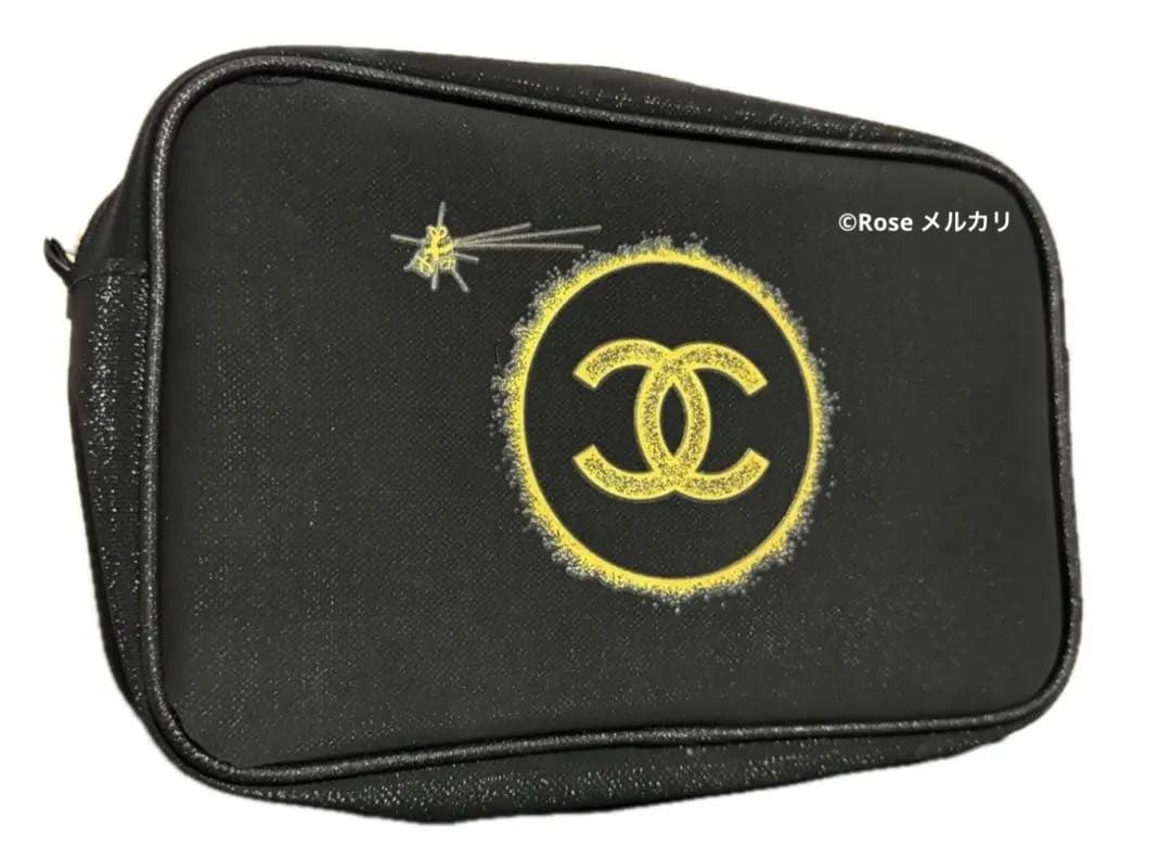 新品 CHANEL シャネル ノベルティ ポーチ 非売品 ホリデー ブラック