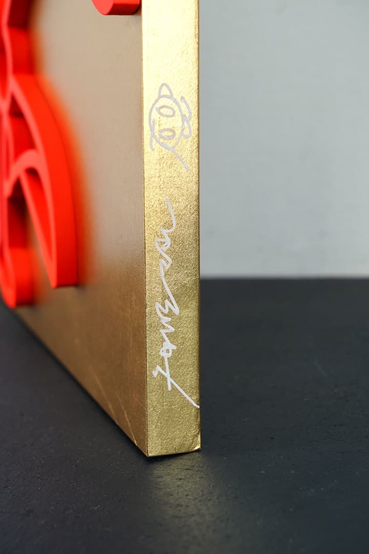 タカハシマホ ミクストメディア・パネル 4号 2022年 COA有 - メルカリ