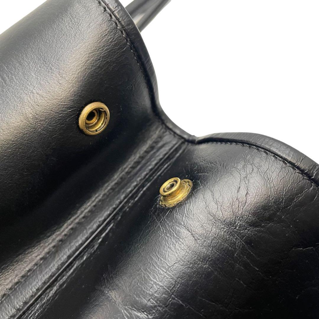 《超美品》Cisei シセイ 941 肩掛け トートバッグ レザー ブラック 黒