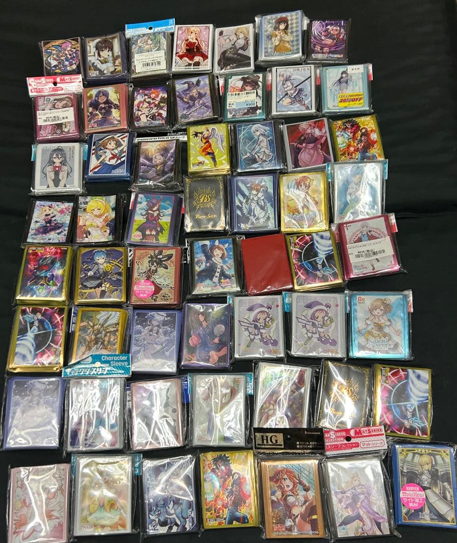 キャラスリーブ　ケース等　超大量まとめ売り　未使用多数　195点以上