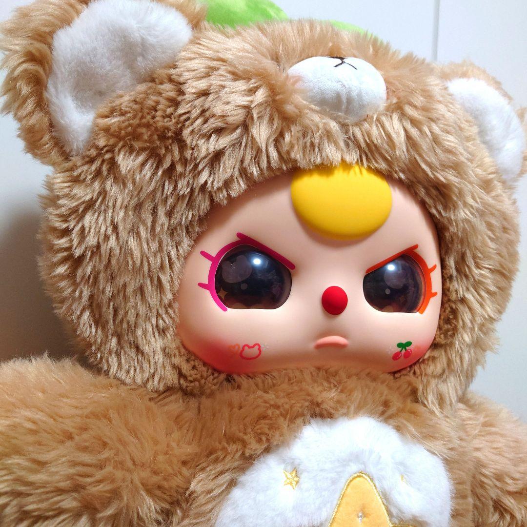 【最終値下げ！】Babythree　1000%　茶色　くま親子　オッドアイ