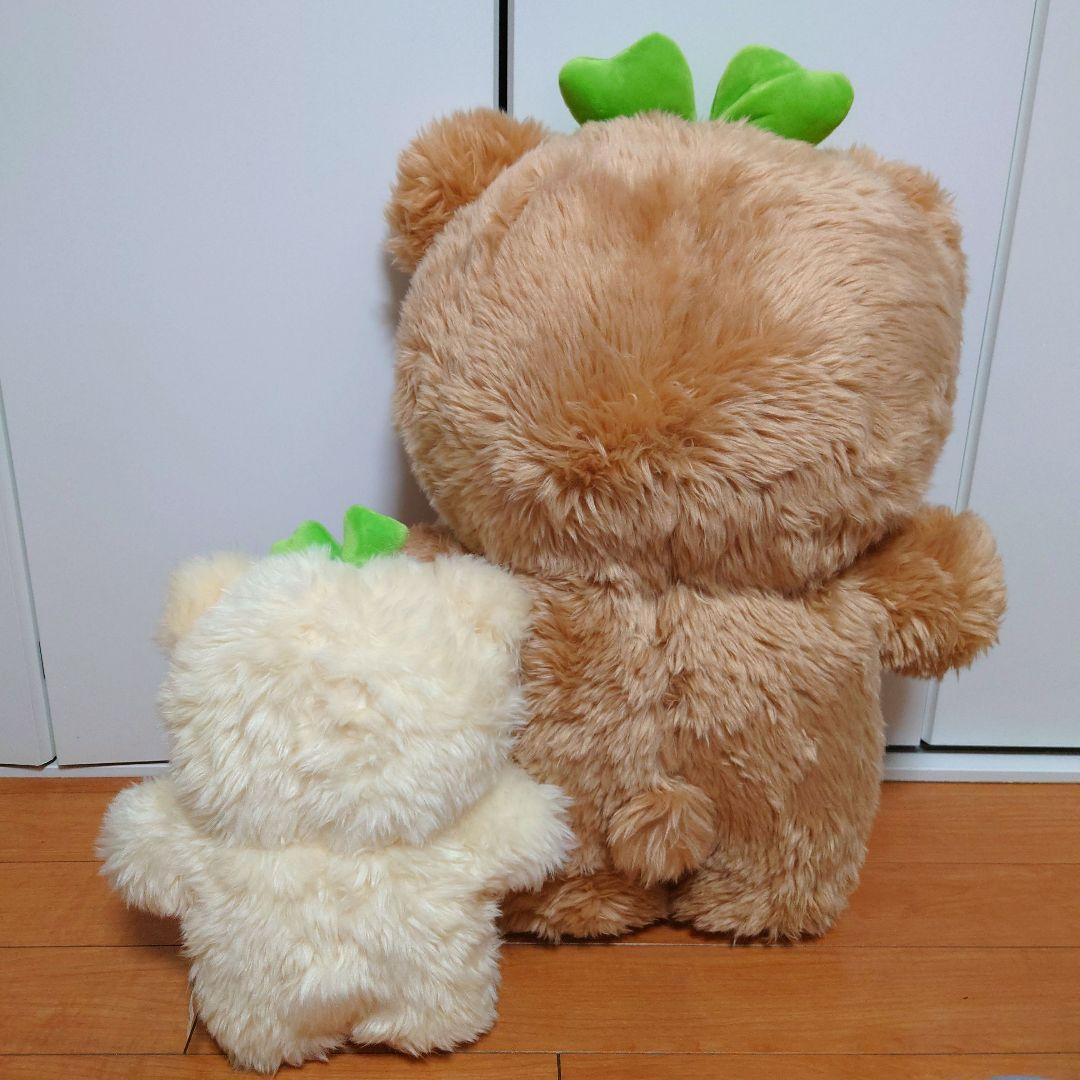 【最終値下げ！】Babythree　1000%　茶色　くま親子　オッドアイ