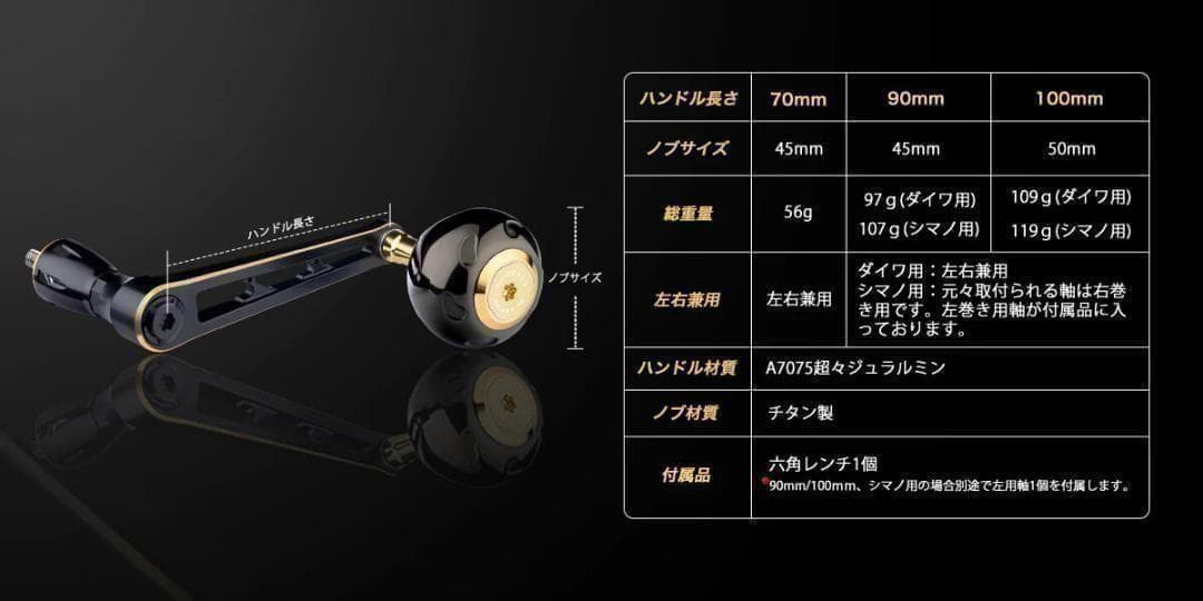ゴメクサス シングルハンドル 70mm ステラSW ツインパワーSW