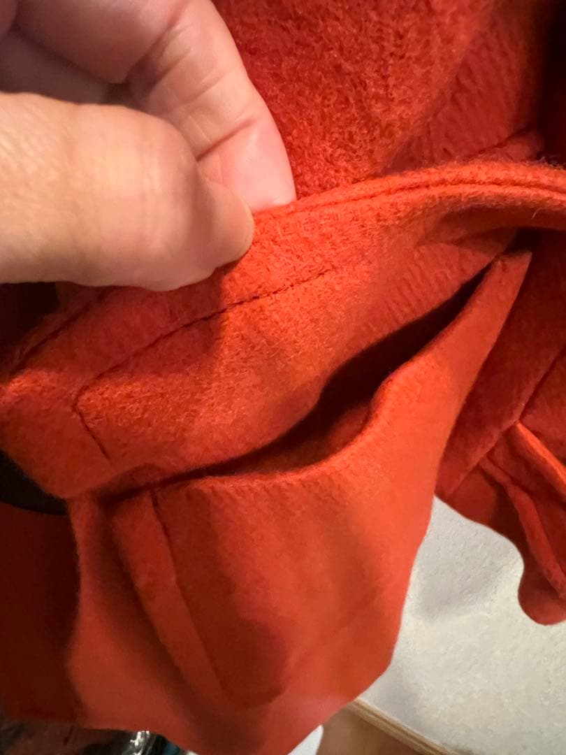 値下げ_新品_BRAHMIN 30周年記念 ダッフルコート オレンジ - メルカリ