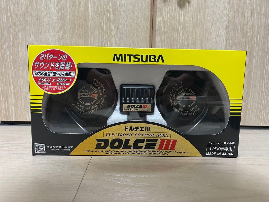 MITSUBA DOLCE III 電子ホーン 12V専用 ミツバドルチェホーン - メルカリ