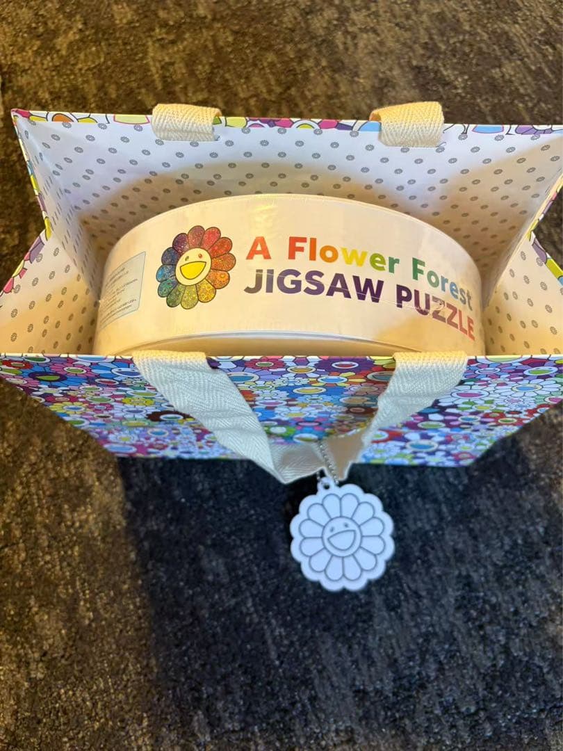 ショッパー付き★　新色　村上隆　フラワー型　ジグソーパズル　カイカイキキ