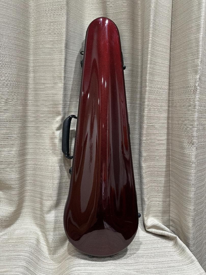 【カーボンマック】バイオリンケース CFV-2 スリム ワインレッド 中古 カーボンマック CFV-2 WRD ワインレッド バイオリンケース 軽量 スリム