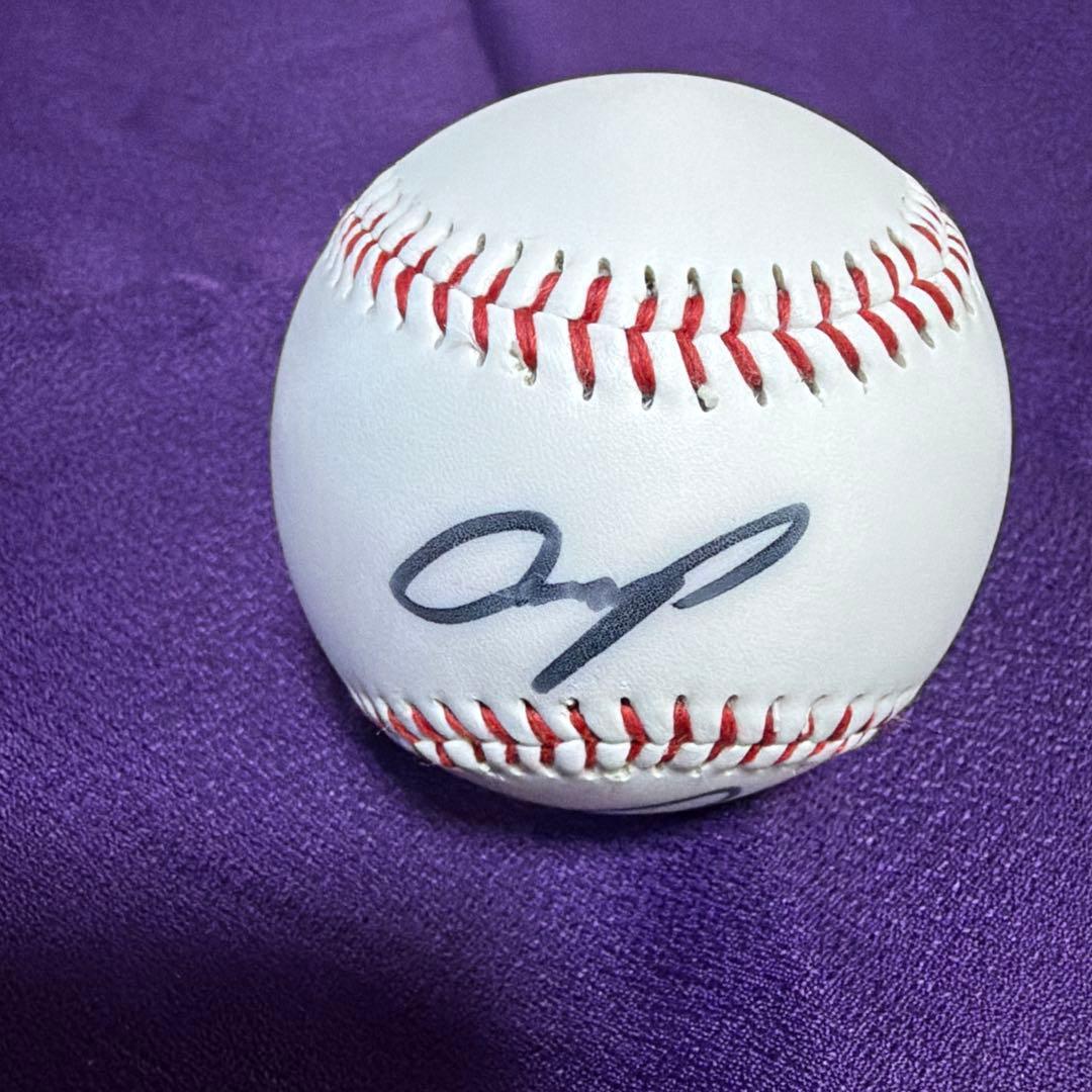 カープ 羽月隆太郎 直筆サインボール 69 - メルカリ
