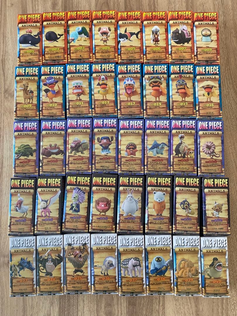 WCFワンピース -ワーコレZOO- vol.1〜vol.5コンプリート全40種