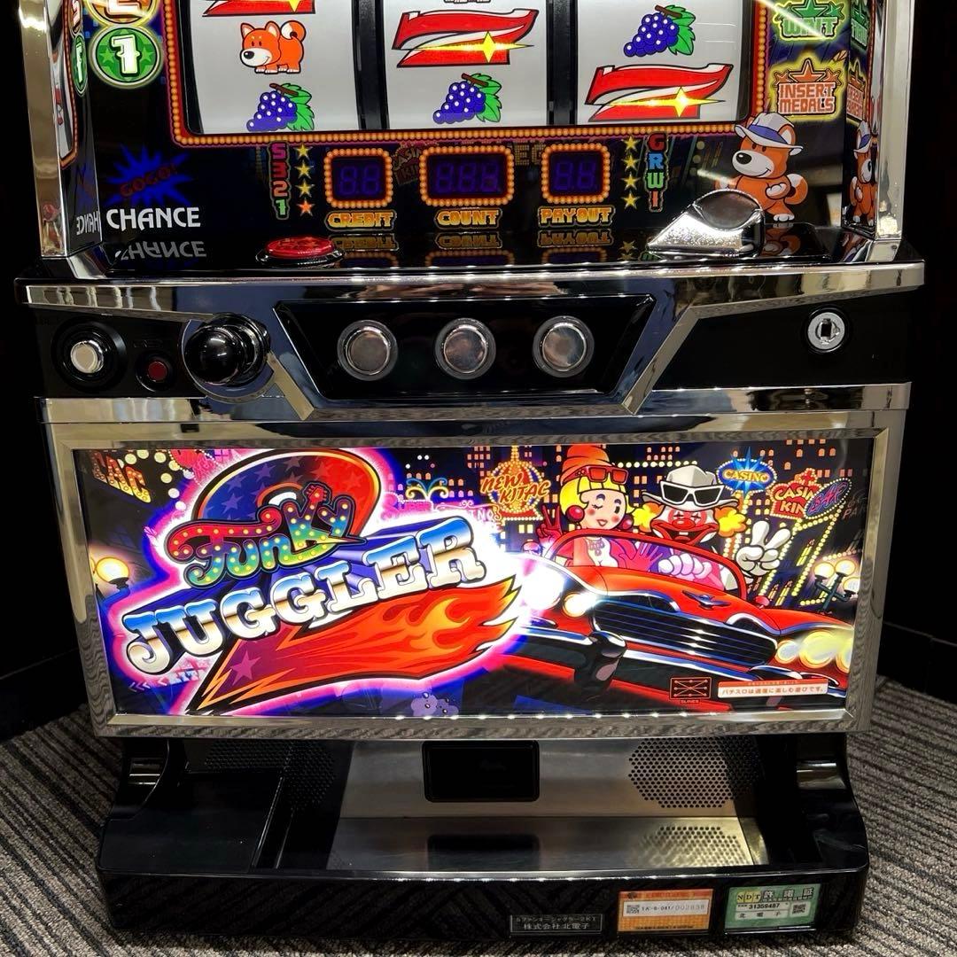 パチスロ実機 ファンキージャグラー2 コイン不要機付 送料無料 - メルカリ