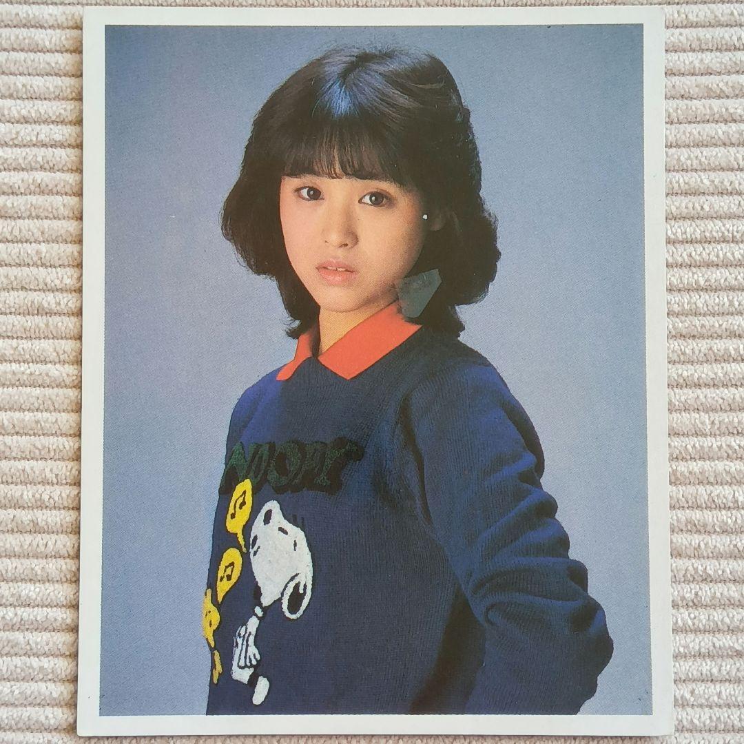 ⑧松田聖子 聖子ちゃん ブロマイド カード 当時物 印刷ハゲ·ムラあり