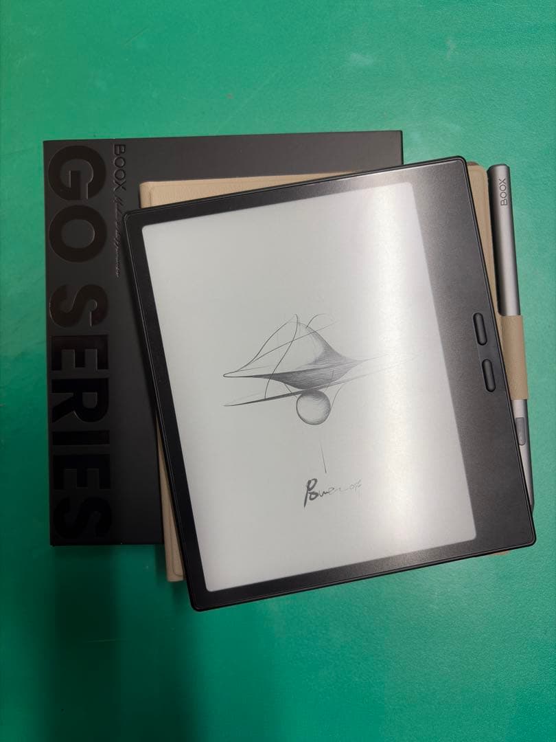 Boox go 7 【BOOX本体、カバー、ペン、画面シートセット】 - メルカリ