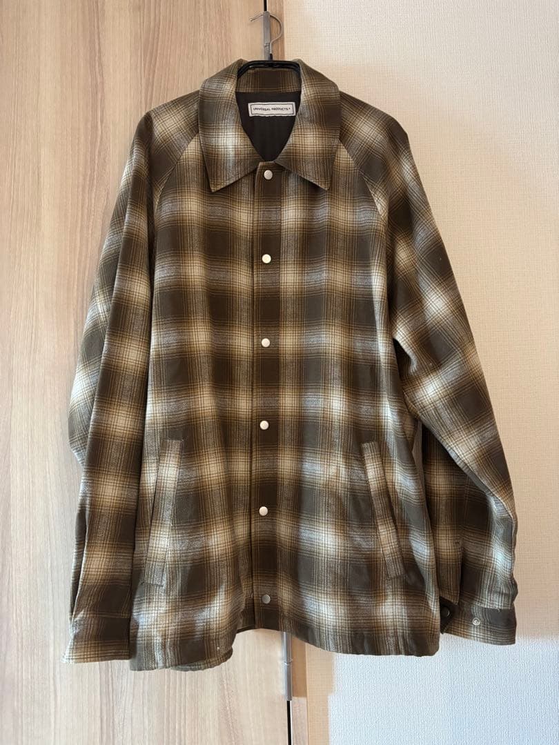 UNIVERSAL PRODUCTS チェックシャツジャケット チェックシャツジャケット