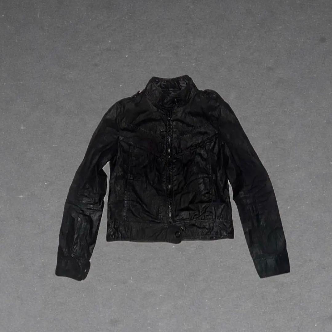 archive wax coating jacket opium y2k - メルカリ