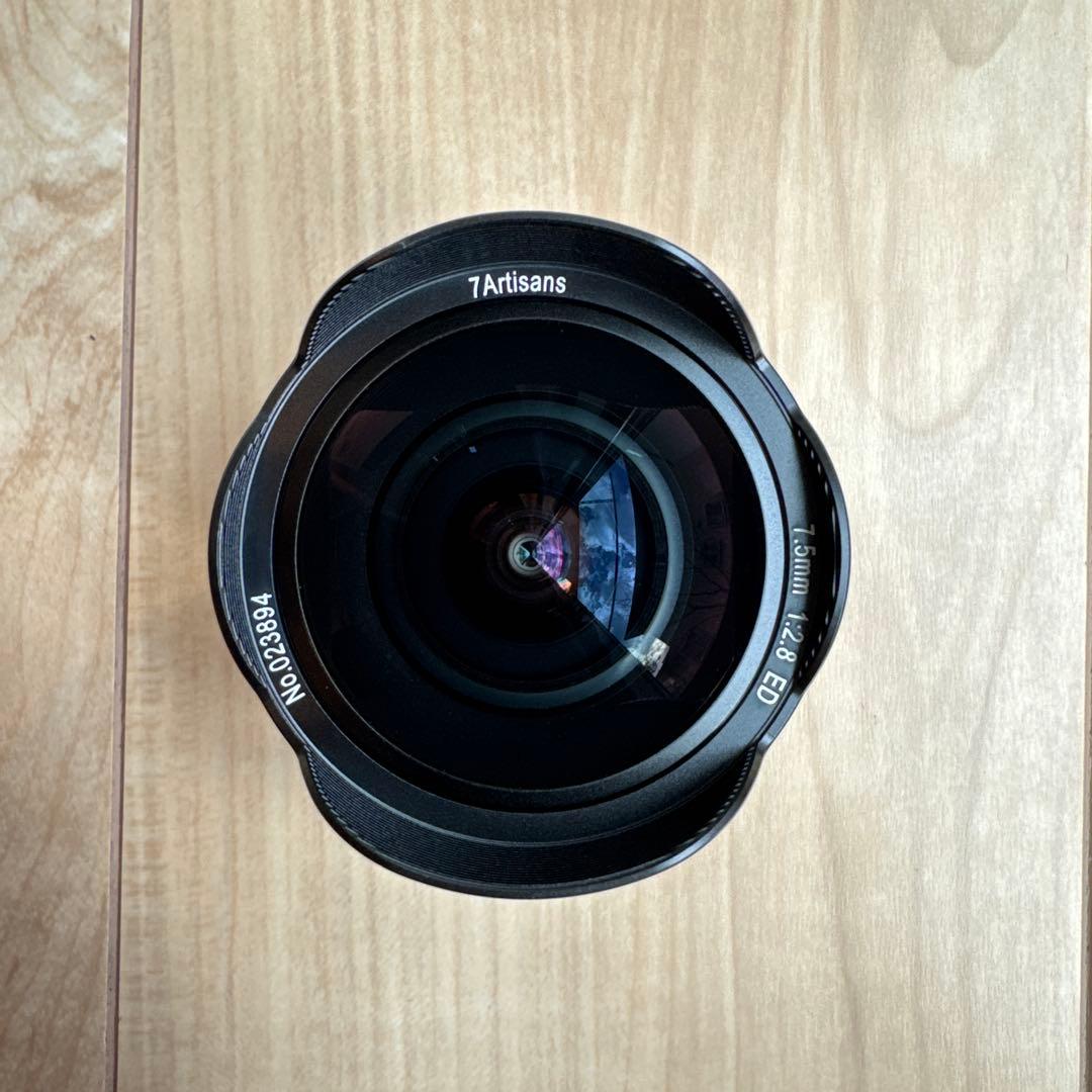 7Artisans 7.5mm F2.8 Fish-eye II富士Xマウント