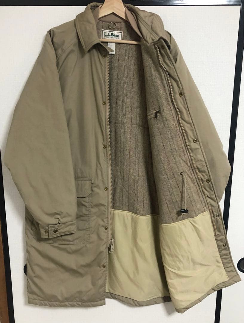 希少80s USA製 L.L.Bean ストームコート L 美品 エルエルビーン