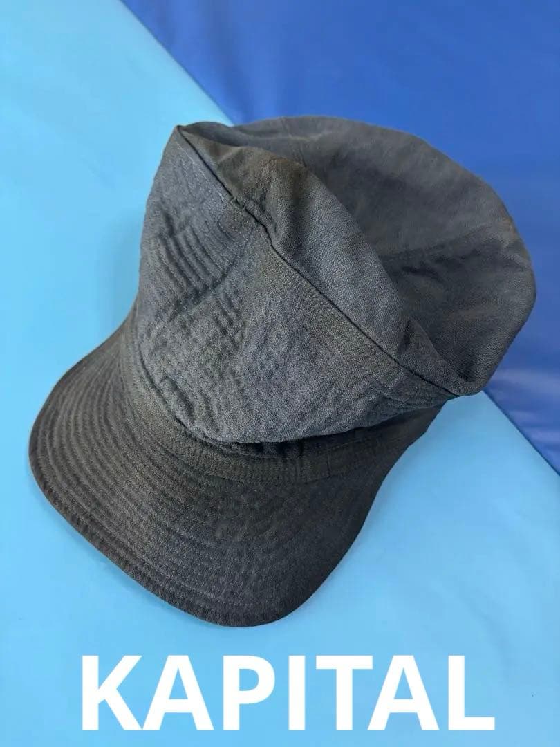 【サンプル品一点物】KAPITAL 老人と海 キャップ 染め KAPITAL - 老人と海CAP | BLUE NEON