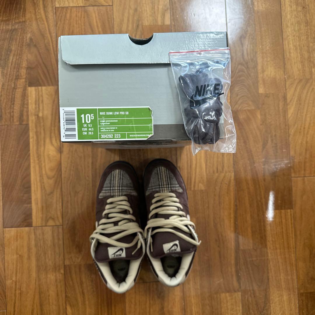 靴 NIKE DUNK LOW PRO SB TWEED 2004 28.5cm