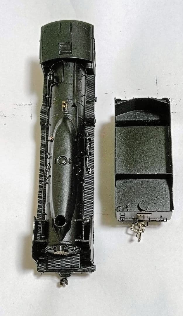 HOゲージ カツミ Ｄ51半流蒸気機関車、カンモーター、メンテナンス済