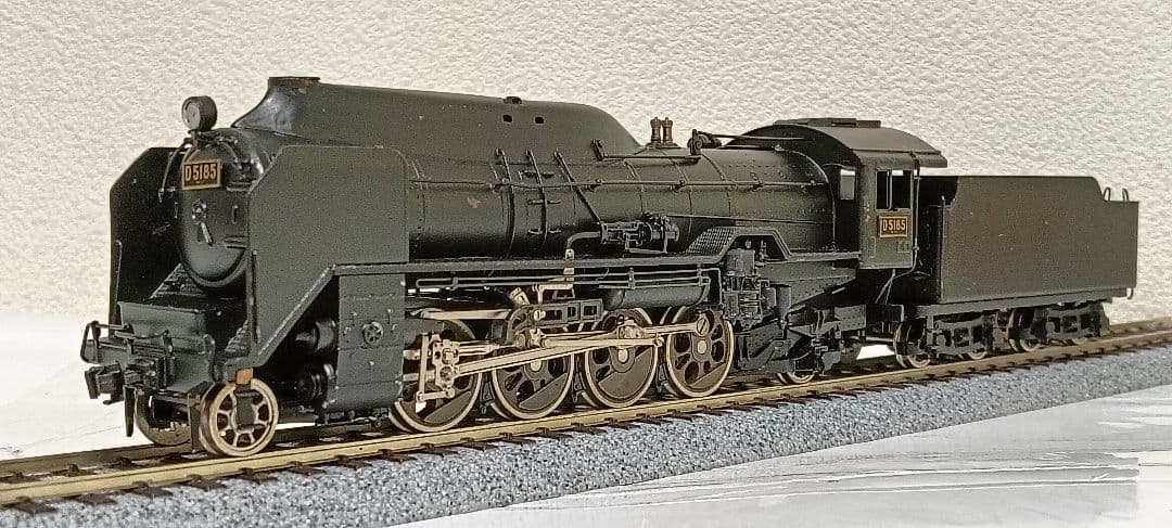 HOゲージ カツミ Ｄ51半流蒸気機関車、カンモーター、メンテナンス済