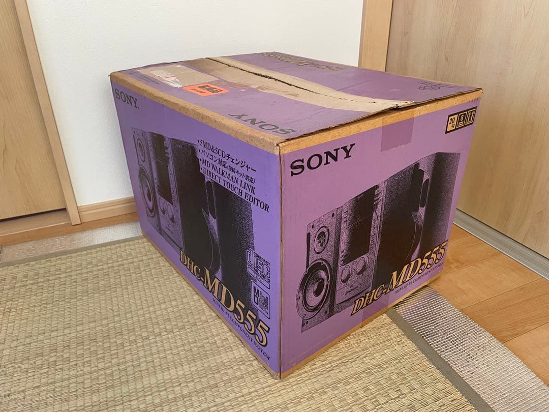 奇跡！ 新品未使用】SONY(ソニー)MDコンポピクシー”DHC-MD555