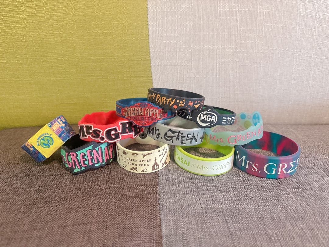 【値下げ中】Mrs.GREENAPPLE フェーズ1 ラバーバンド 8本