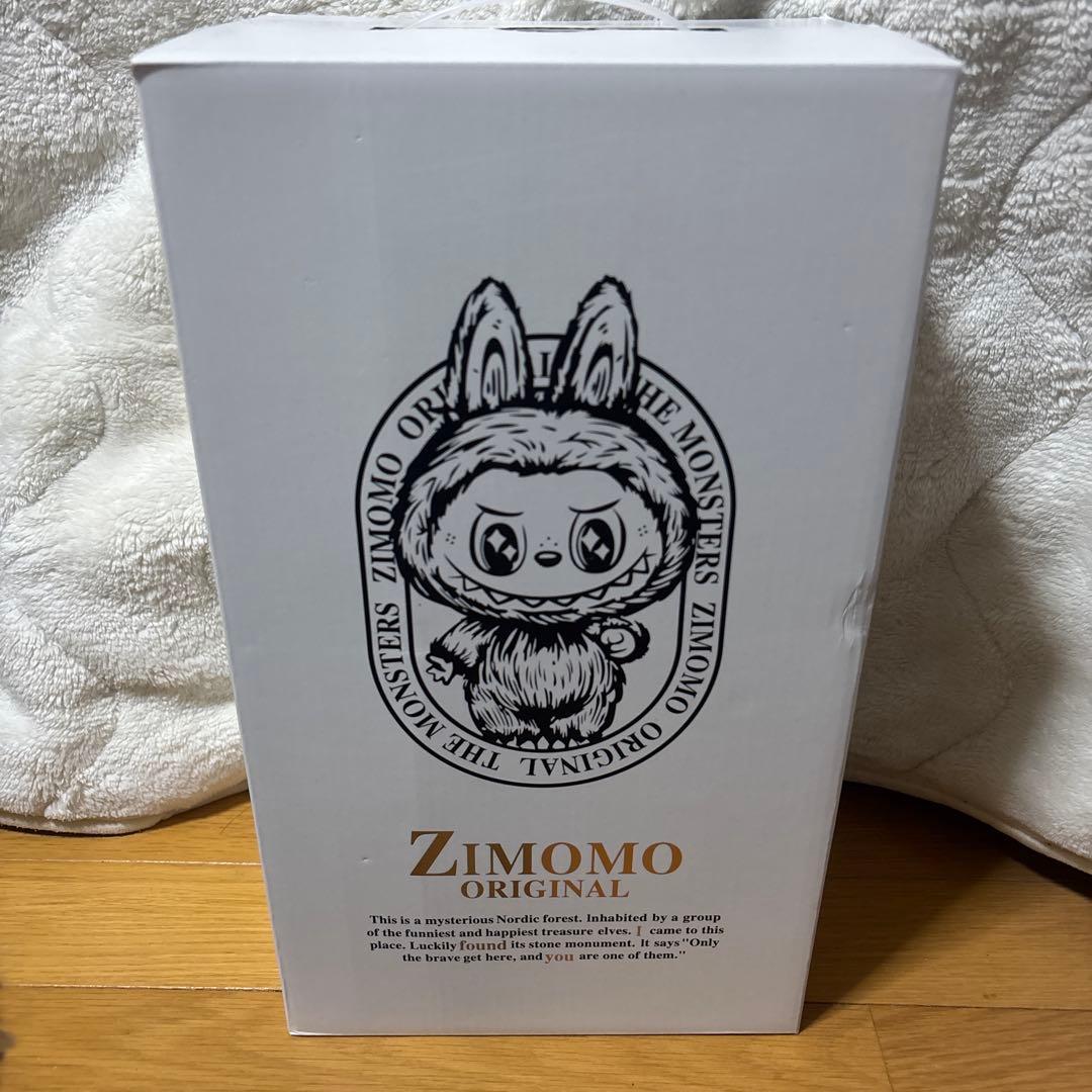 海外限定 ラブブ ジモモ ビッグサイズ 茶色白色セット38cm 頭ブブ