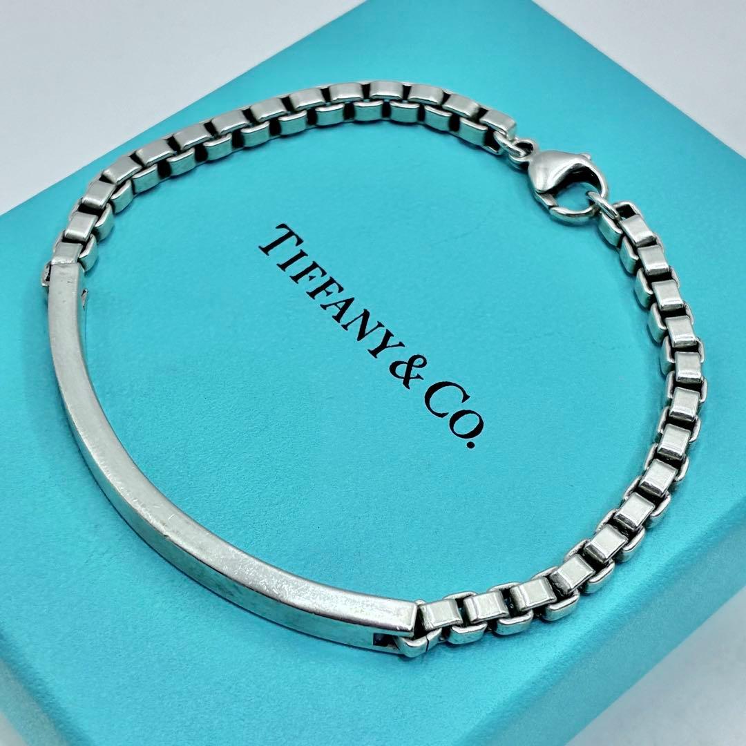 希少】ティファニー ベネチアン ID ブレスレット 腕周り18.5cm - メルカリ