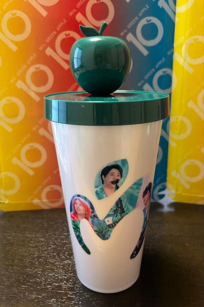 ★新品Mrs. GREEN APPLE ポップコーンバケット、タンブラー、グラス