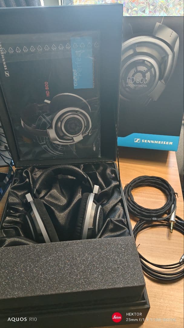 【極上美品】Sennheiser HD 800 有線ヘッドホン Amazon.co.jp: ゼンハイザー Sennheiser HD800 ダイナミック・オープン