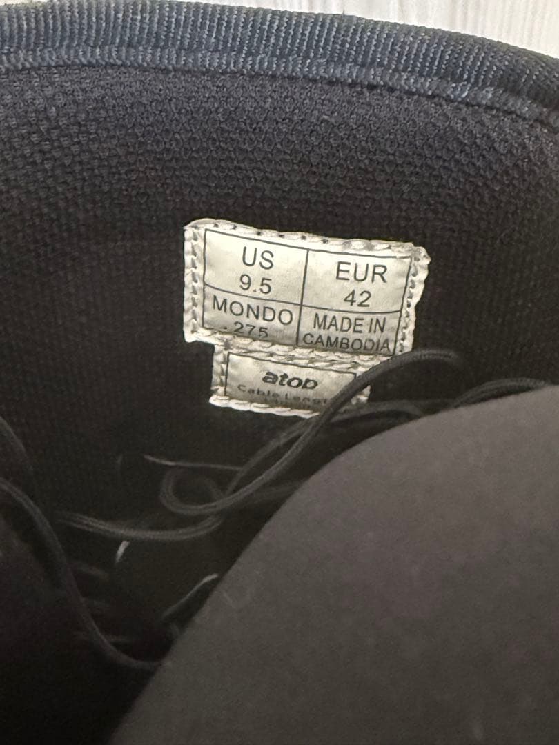 まなみ　CSB スノーボードブーツ ブラック 27.5cm