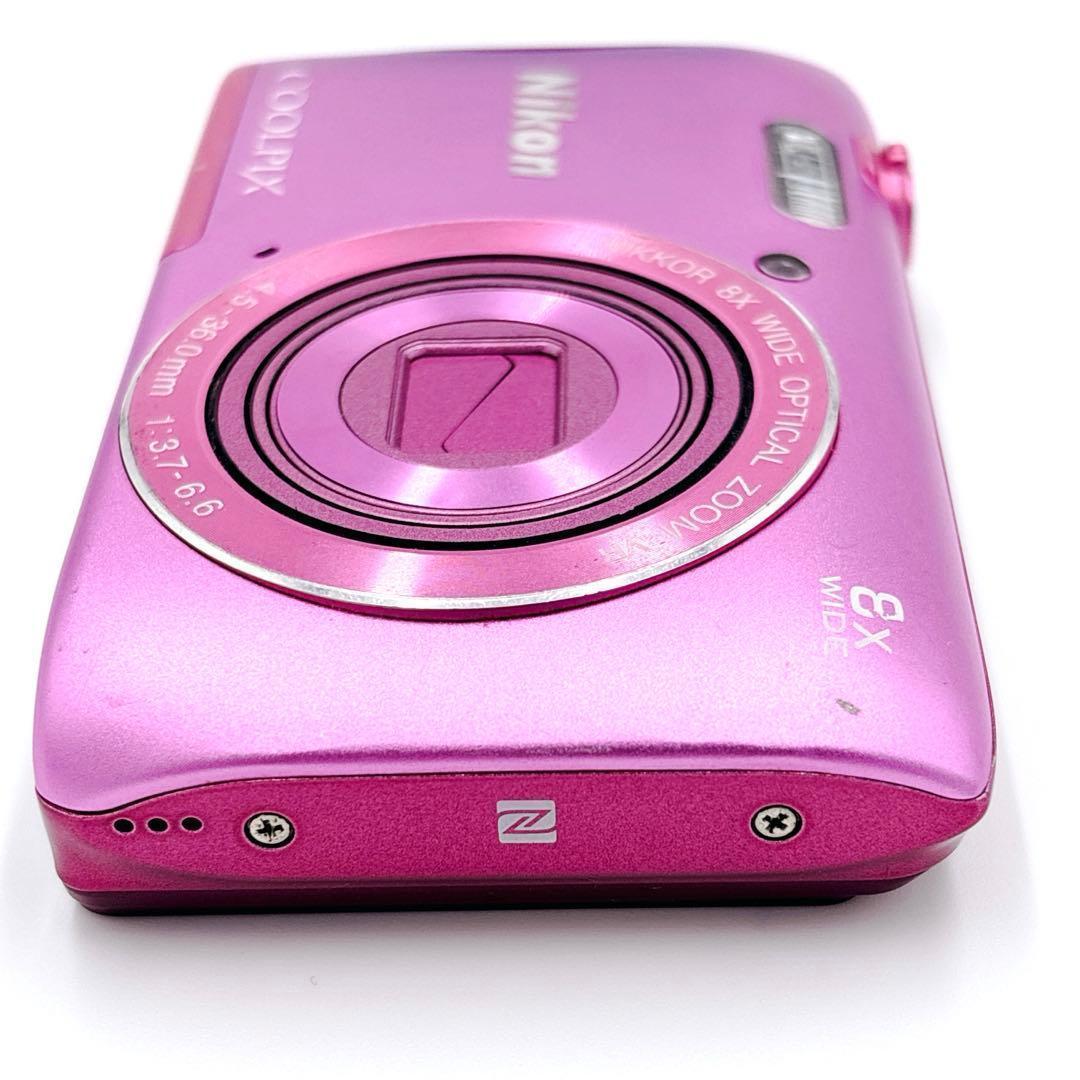 Nikon ニコン COOLPIX S3700 ピンク デジカメ Wi-Fi搭載 - メルカリ