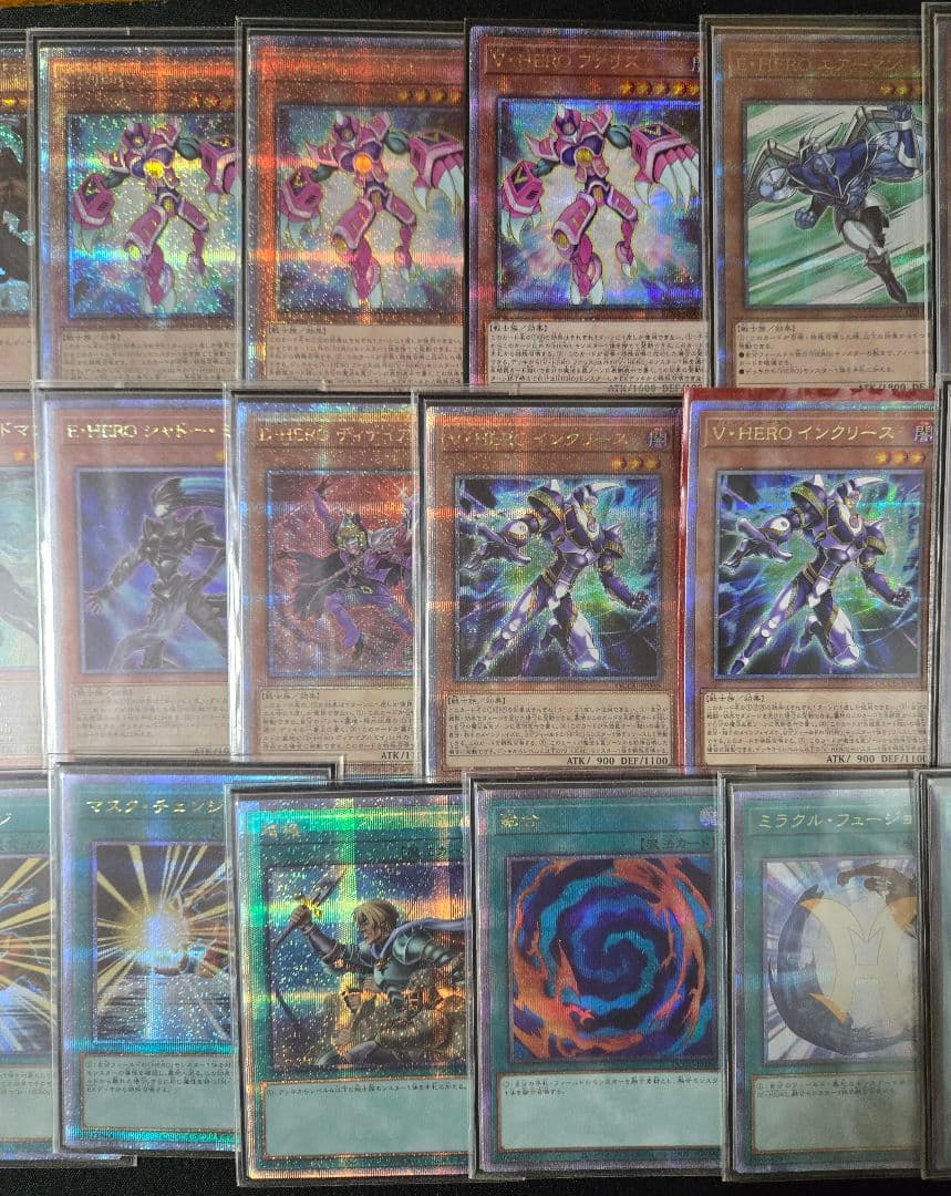 遊戯王　HERO 高レアリティ　25th　デッキパーツ