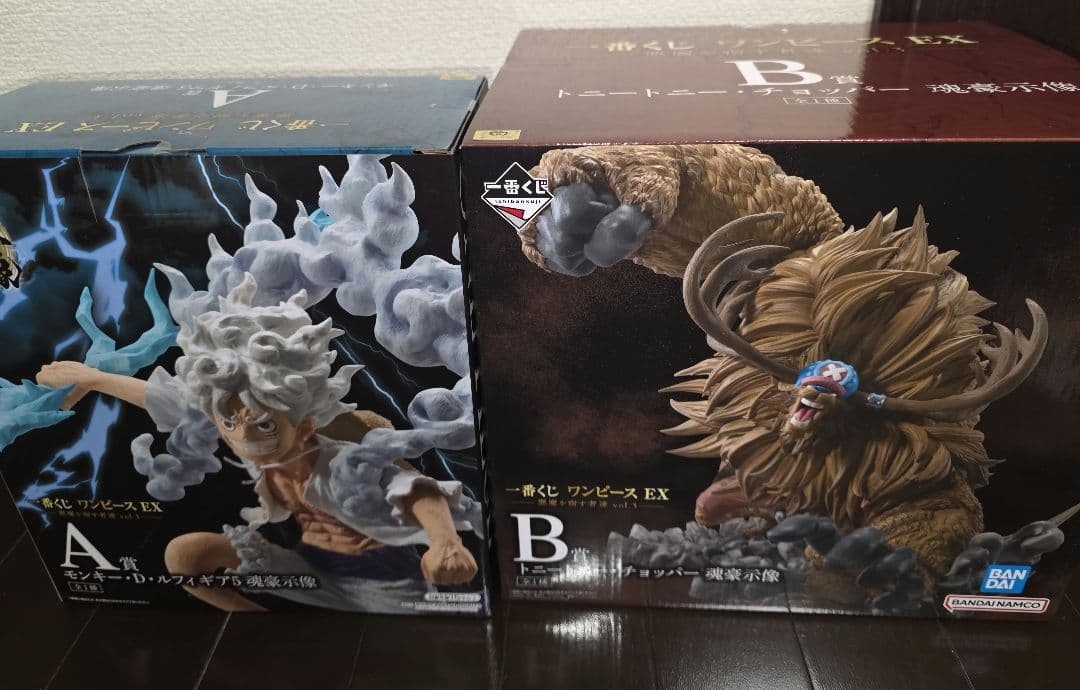 ワンピースEX 一番くじ　A賞 ルフィギア5 B賞チョッパー　セット