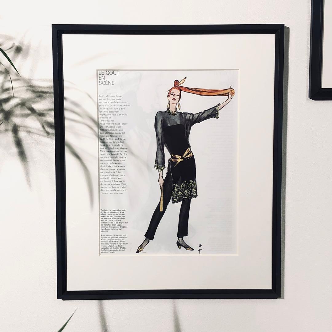 Rene gruau Vintage poster 1960's - メルカリ