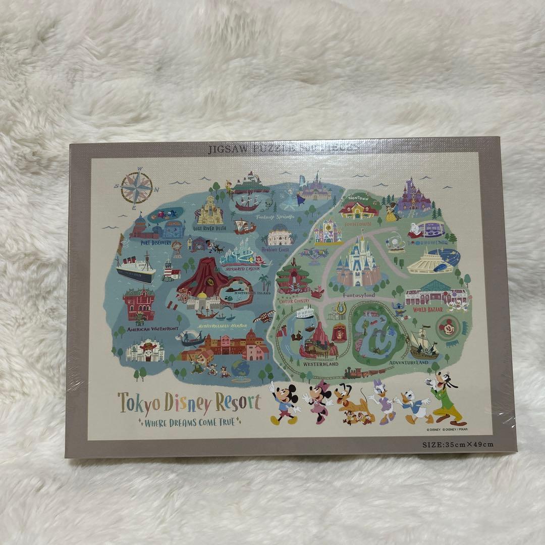 ディズニーランド ディズニーシー パークマップ 地図 ジグソーパズル