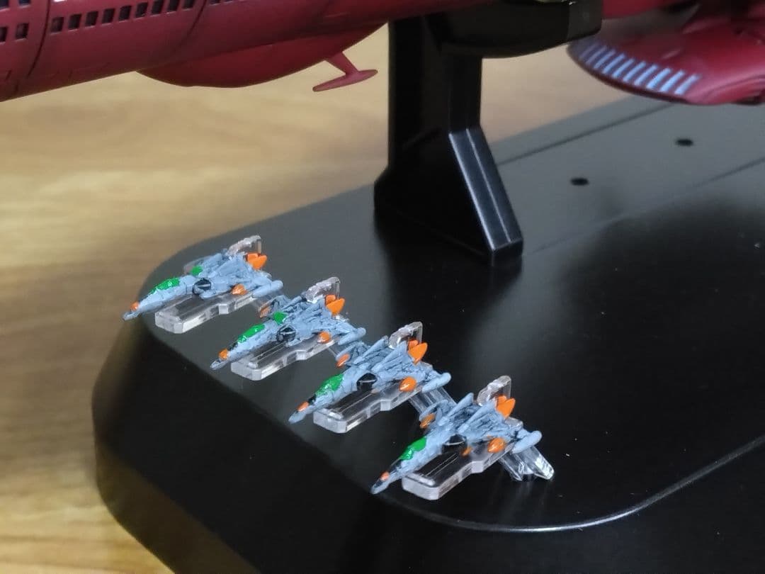 宇宙戦艦ヤマト1/1000波動実験艦GINGA3199艦橋LED付き全塗装完成品