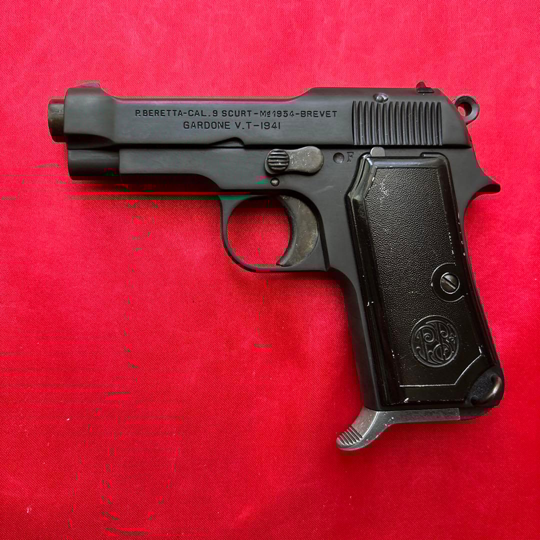 WA ベレッタM1934 HW ブルーイング ガスブローバックガン いよいよ10/5 新発売！「WA ベレッタM1934 コマーシャル ガンブラック