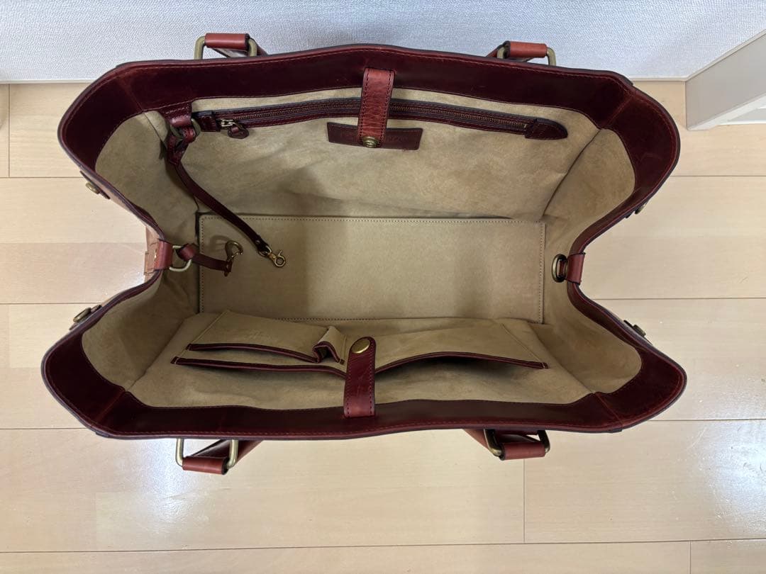 GANZO（ガンゾ）GUDオープントートバッグ ボルドー ボルドー - メルカリ