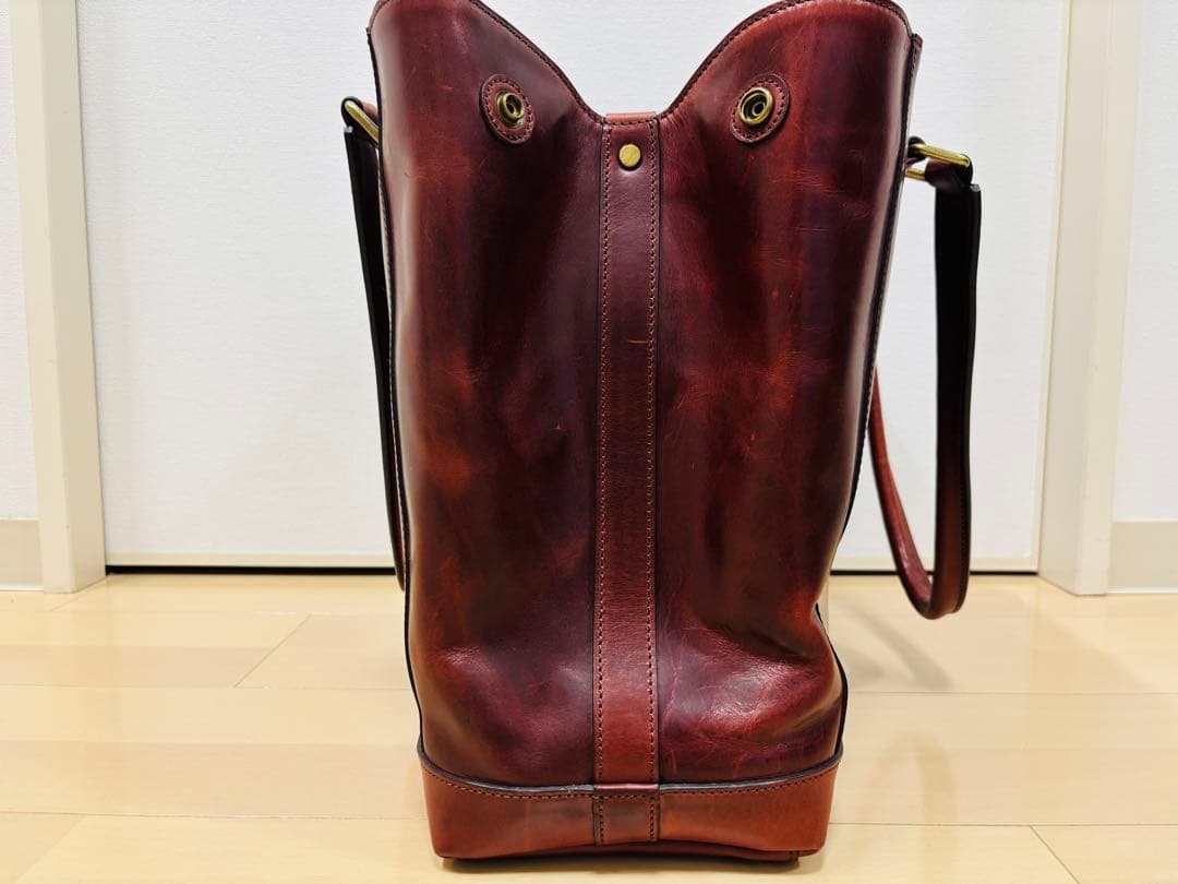 GANZO（ガンゾ）GUDオープントートバッグ ボルドー ボルドー - メルカリ