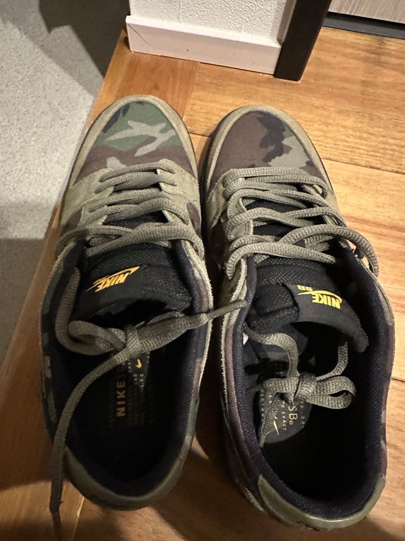 靴 Nike SB Dunk Low Pro \"Camouflage\" 27.5cm