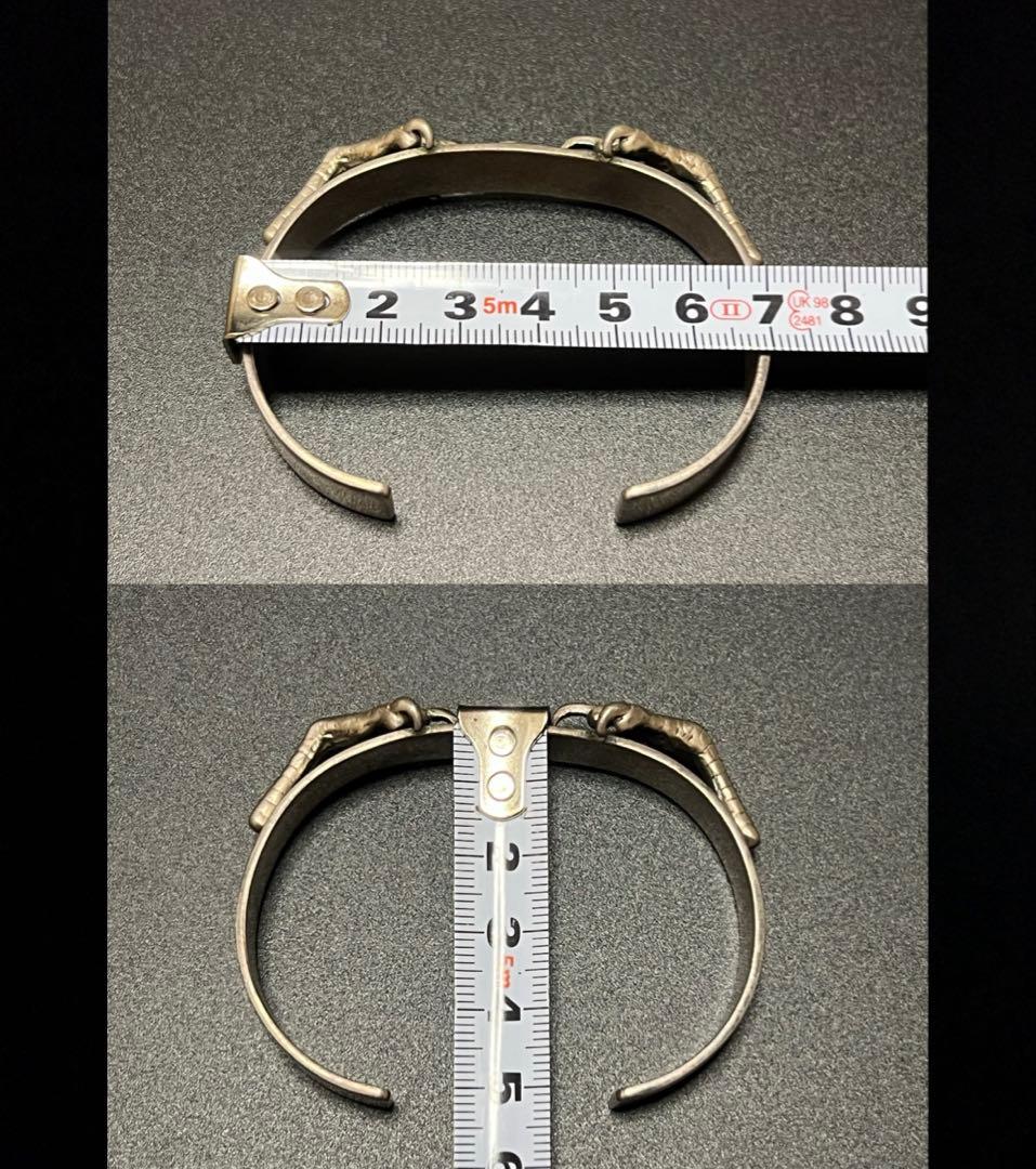 ゴローズ goro's 銀爪平打ちブレスK18メタルOLDバングル - メルカリ