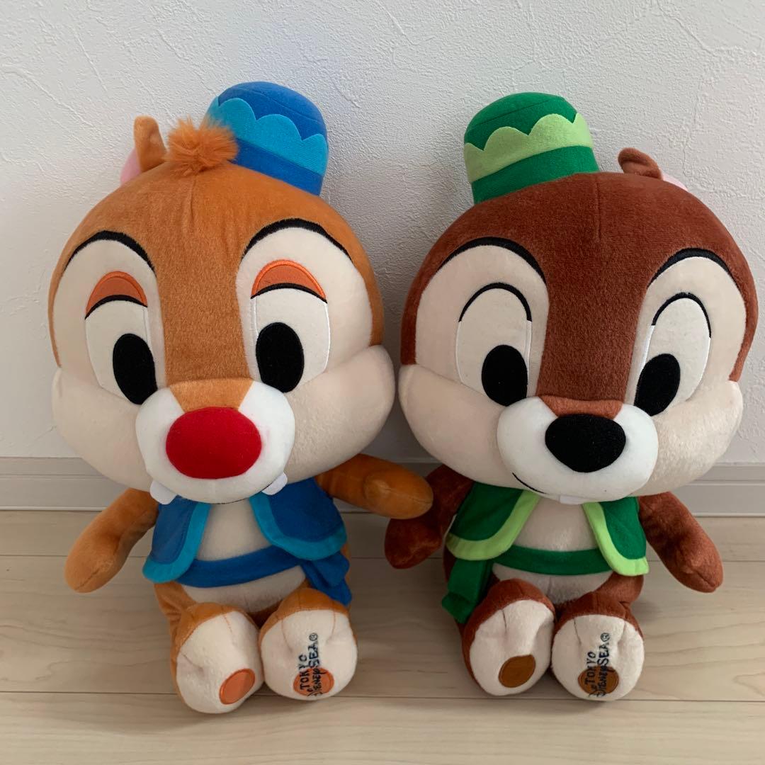 チップとデール ディズニーシー限定ぬいぐるみセット 40cm - メルカリ