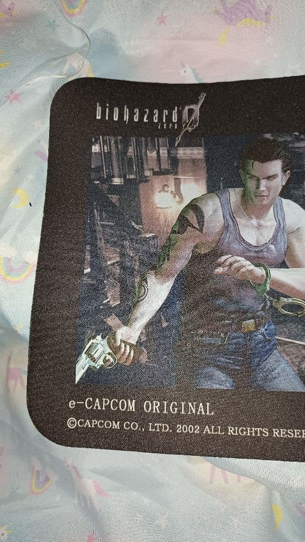 イーカプコン　オリジナル　バイオハザード0 マウスパッド　ビリー　レベッカ