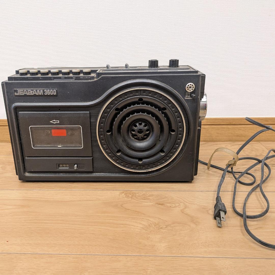送料無料 三菱電機 JEAGAM ラジオカセット JR-3600 ジャンク品 - メルカリ