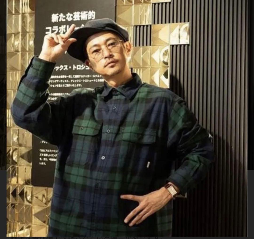 d*a様 窪塚洋介着 WTAPS FLANNEL フランネルチェックシャツ M - メルカリ
