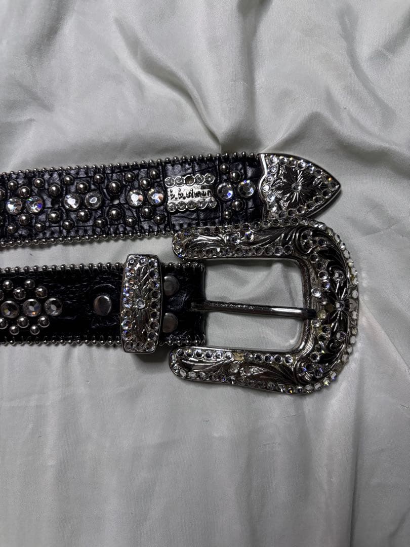 b.b.simon 黒 ベルト